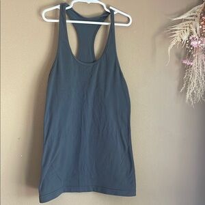 Lululemon Athletica Blue Racerback Tank Top